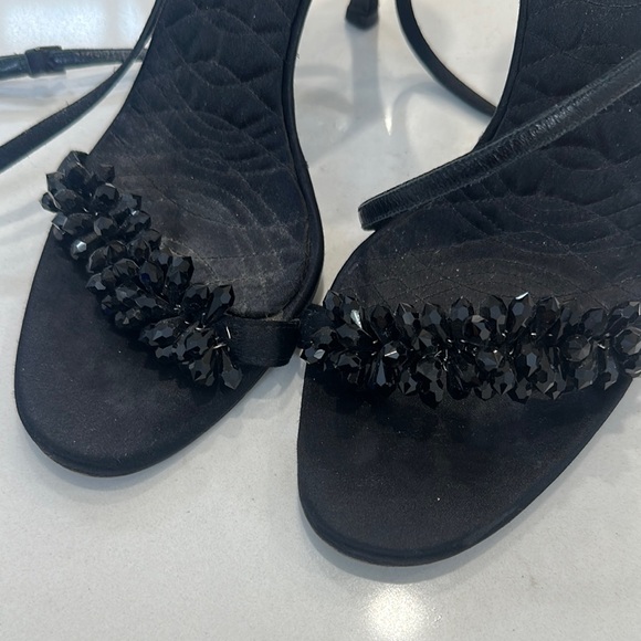 Gucci Black Heeled Sandals with Stiletto Heel - Picture 3 of 10